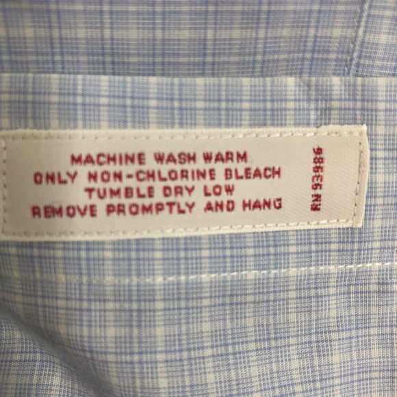 Brooks Brothers Men Gingham Dress Shirt Non Iron - Picture 3 of 5